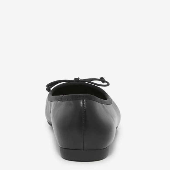 Steve Madden Cela Black Leather Ballet Flat - Picture 5 of 12